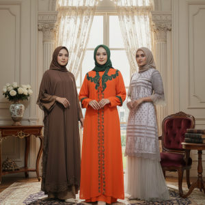Gamis Wanita Warna Warni Busana