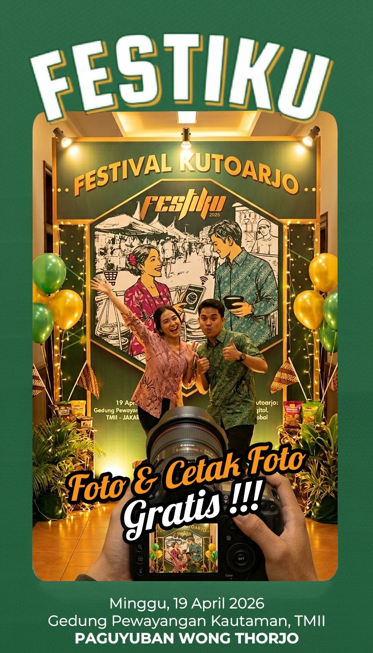 Abadikan Momen Seru di FESTIKU 2026 Lewat Photobooth dan Cetak Foto Gratis